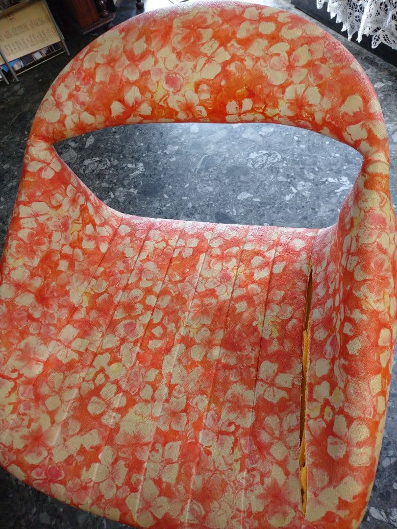 昭和レトロ家具　レトロポップ椅子　ミッドセンチュリー