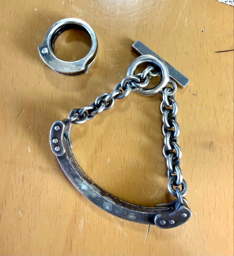 プエルタデルソル ブレスレット リングセットSV950 チタン ヴィンテージ