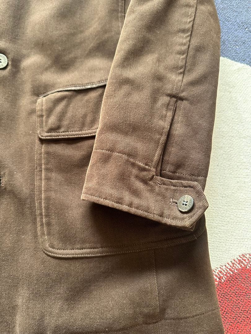 brooks brothers イタリア製　ステンカラーコート　ハンティング