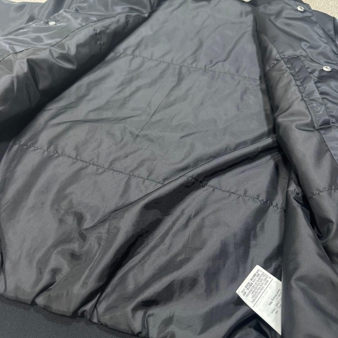 ナイキ バックロゴサテンスタジャン ボンバージャケット ナイロンブルゾン L