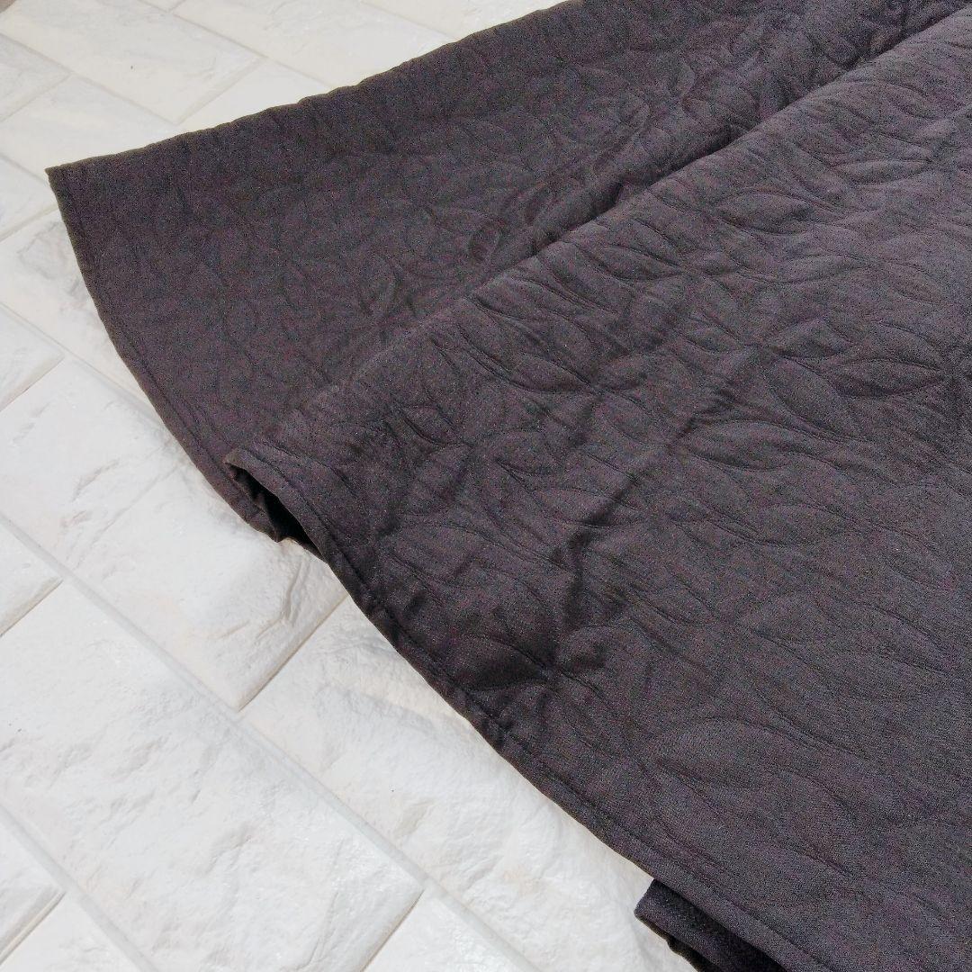 新品タグ付き♪ フェンネル FENNEL フラワーキルトフレアースカート M 黒