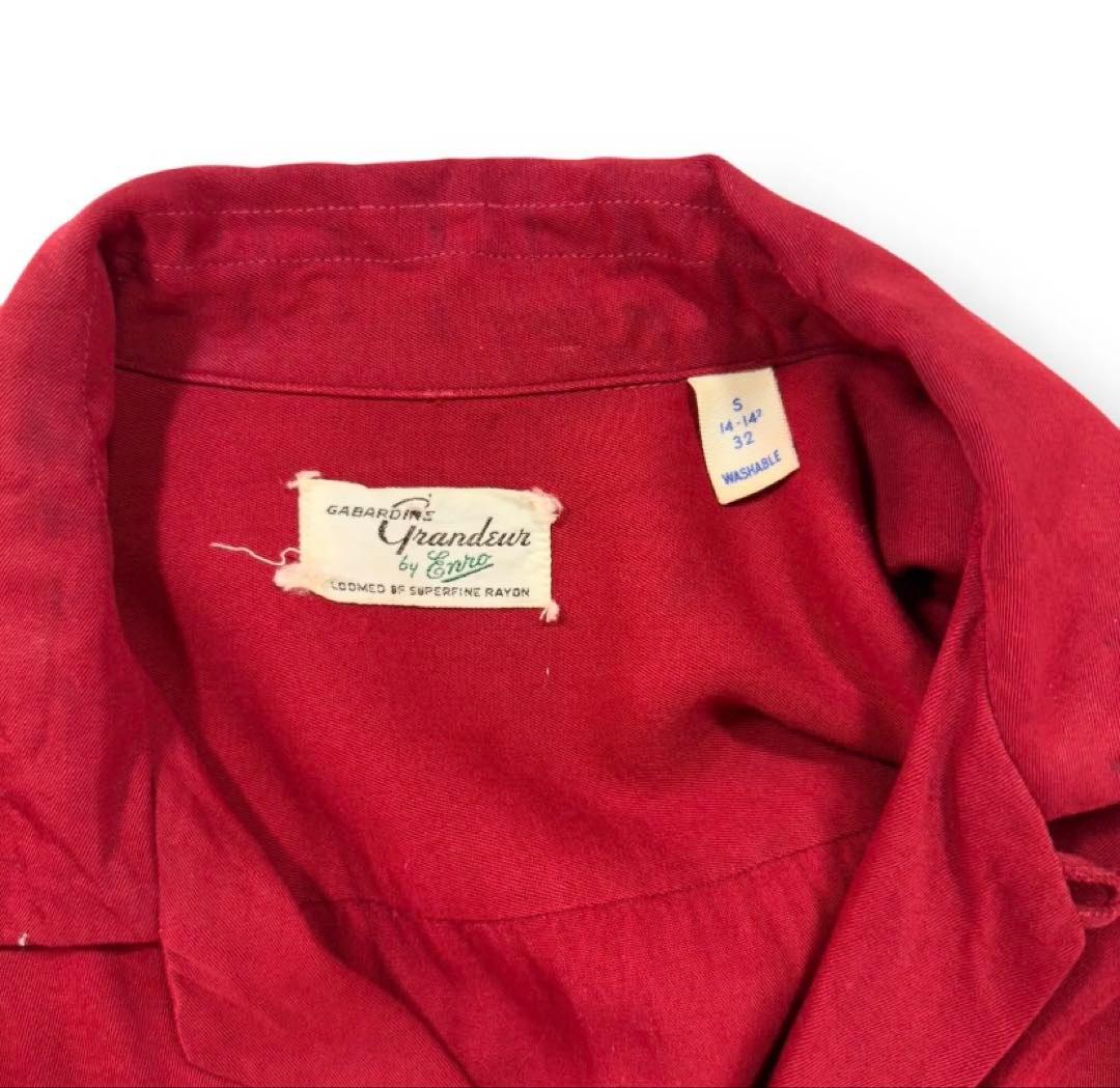 50s レーヨンシャツ レーヨンギャバシャツ