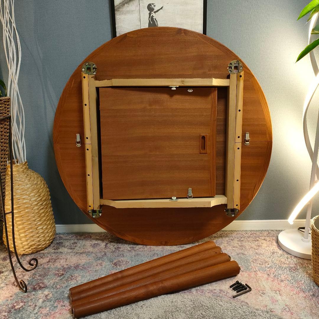 【アッコ】青林製作所 ティファニー系 丸型エクステンションテーブル