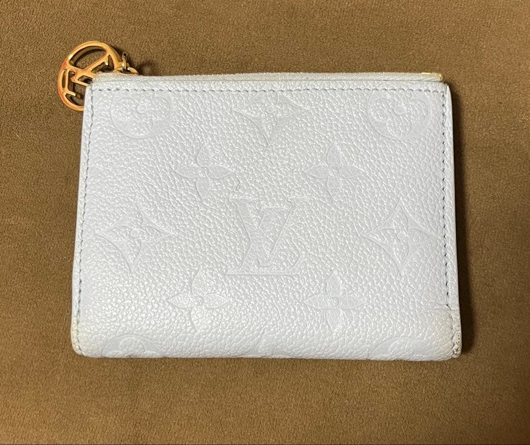 み*様 激レア ルイヴィトン アンプラント ポルトフォイユ リサ 水色 折財布