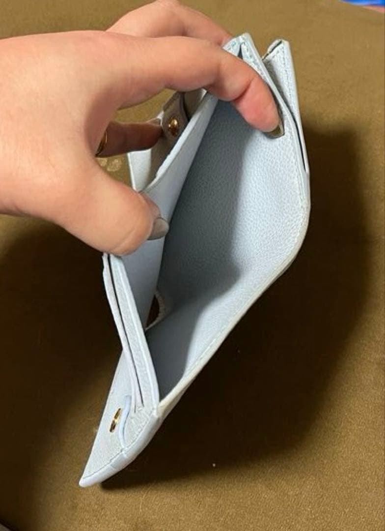 み*様 激レア ルイヴィトン アンプラント ポルトフォイユ リサ 水色 折財布