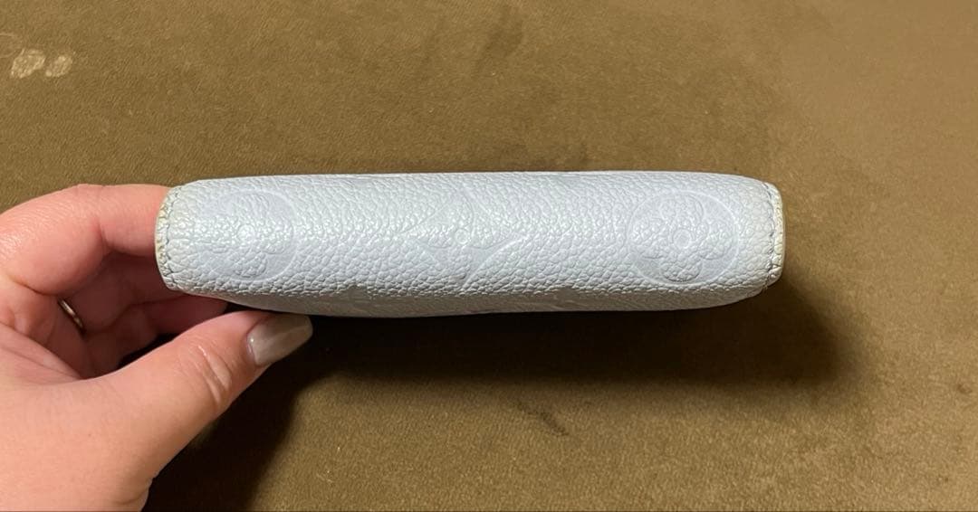 み*様 激レア ルイヴィトン アンプラント ポルトフォイユ リサ 水色 折財布