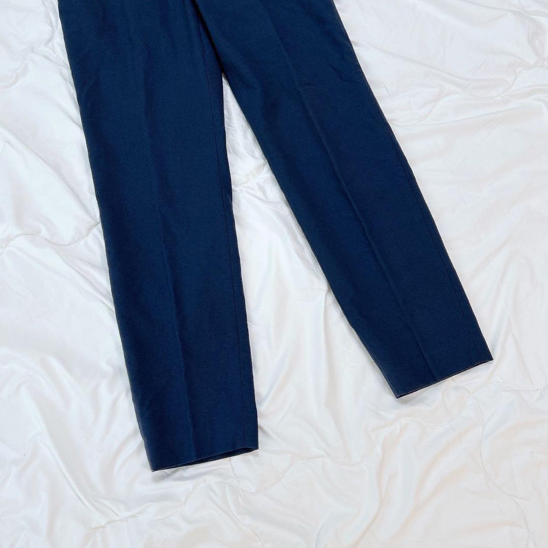 ユナイテッドアローズ　ノーカラージャケット　パンツ　セットアップ　ネイビー　M