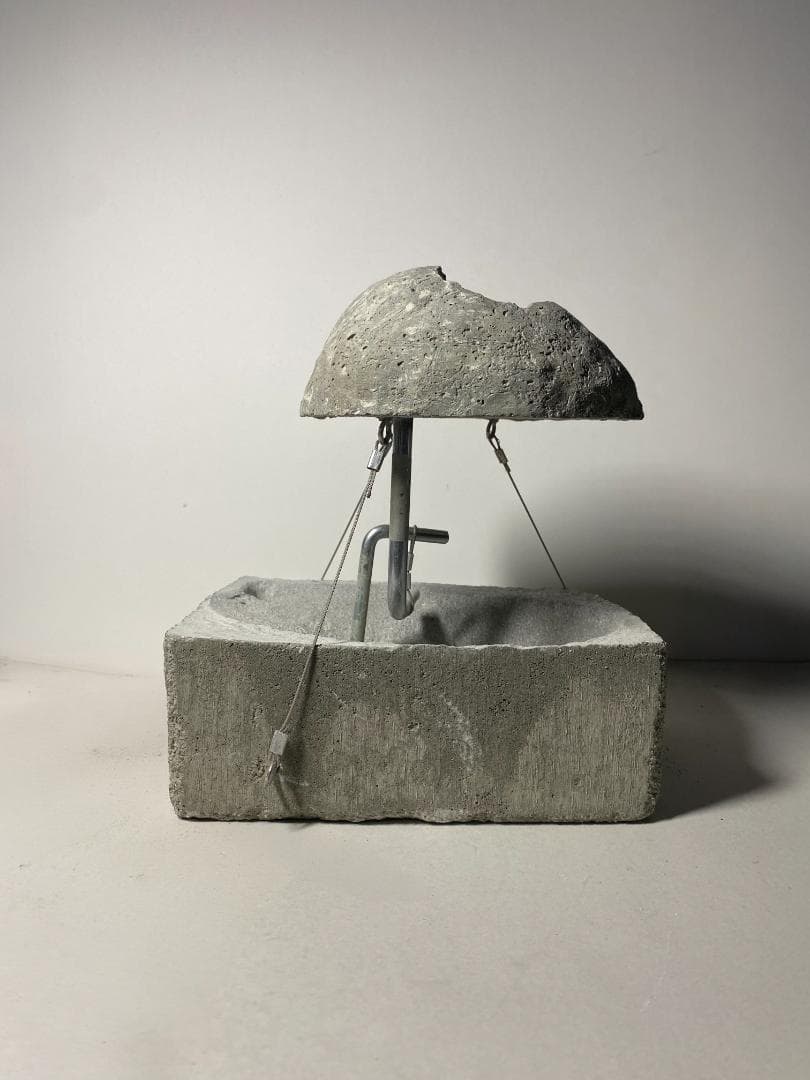 テンセグリティ 小物用オブジェ 灰皿｜コンクリート 一点もの