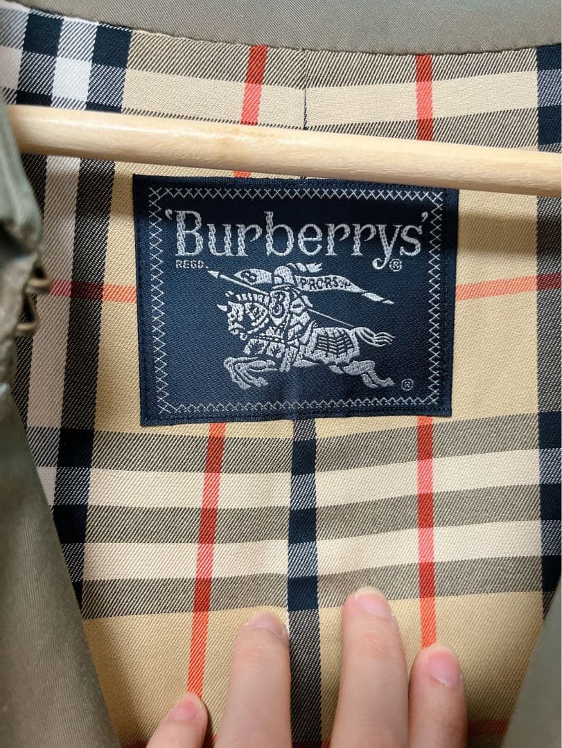 【美品】バーバリーズ 90's ノバチェック 玉虫色 トレンチコート