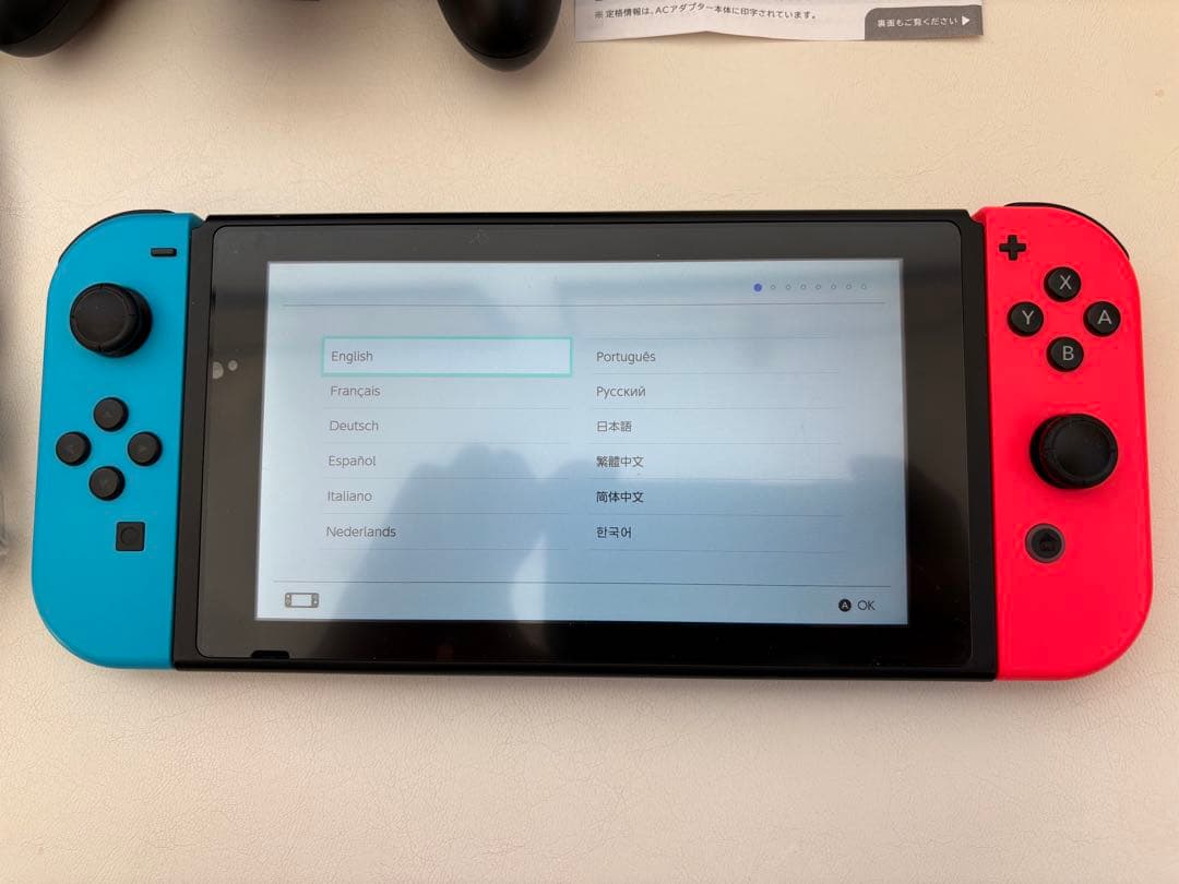 Nintendo Switch 赤/青 本体