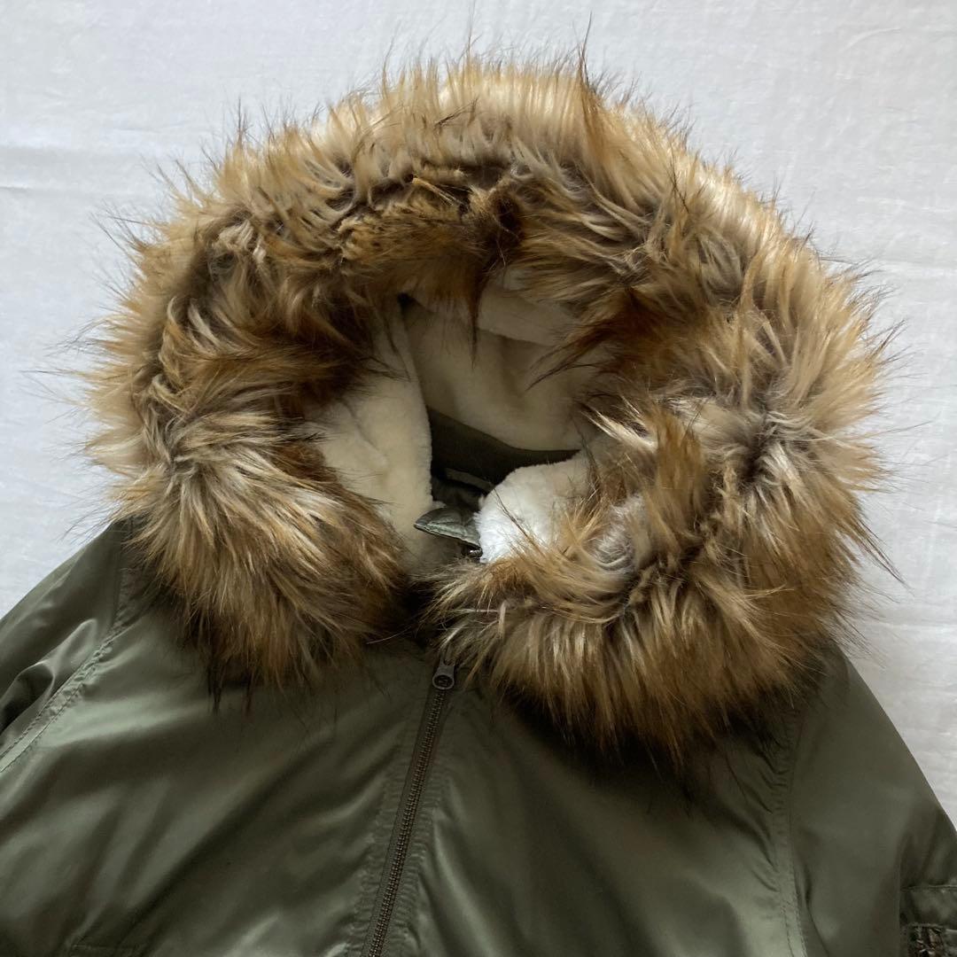 flight bomber jkt type N2B 短丈 y2k 鬼ファー