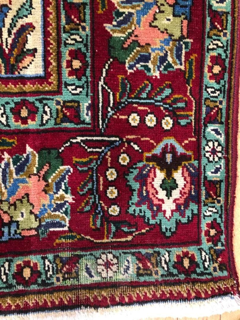 ペルシャ絨毯 ヴィンテージラグ 300×195cm 手織り オールドpersia