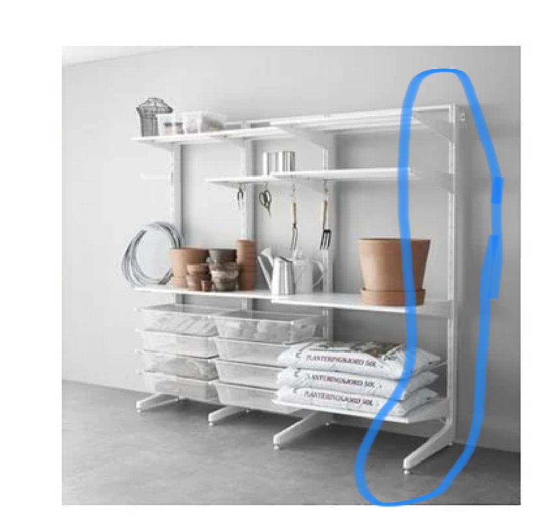 【最終お値下げ中】IKEAアルゴートALGOT【廃盤品】支柱3本セット