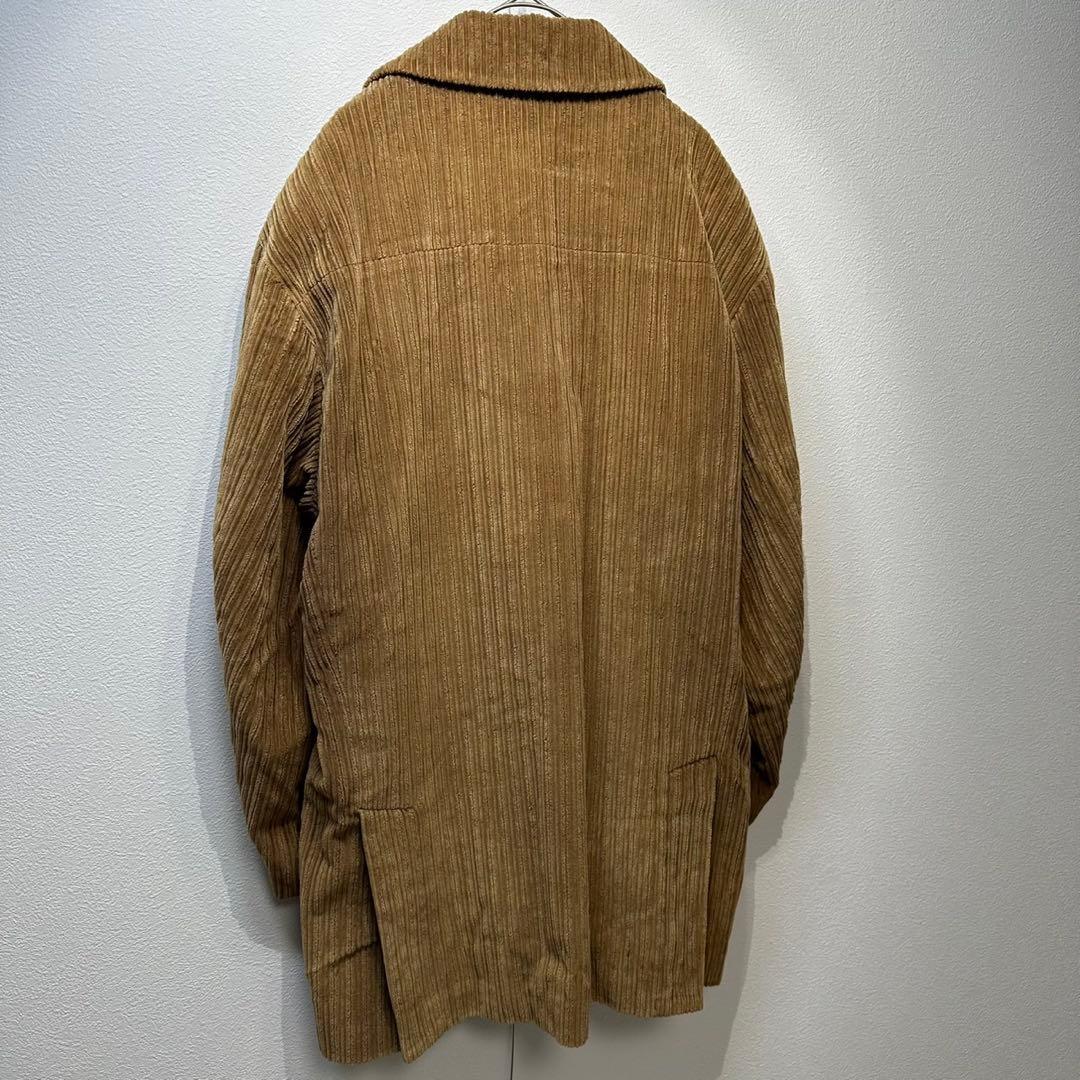 希少 クリスチャン ディオール 上質 コーデュロイ デザイン ステンカラーコート