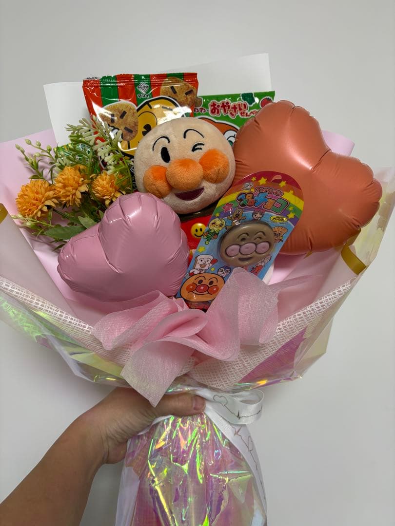 アンパンマン 造花アレンジメント バルーン付きorder