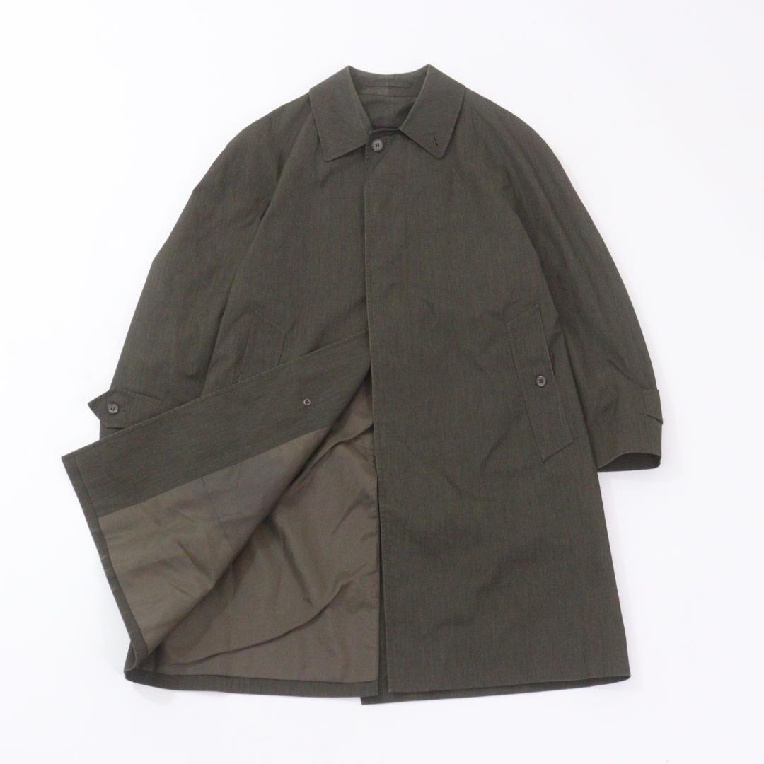 希少 Burberrys バーバリー ステンカラーコート 玉虫色 チャコール L