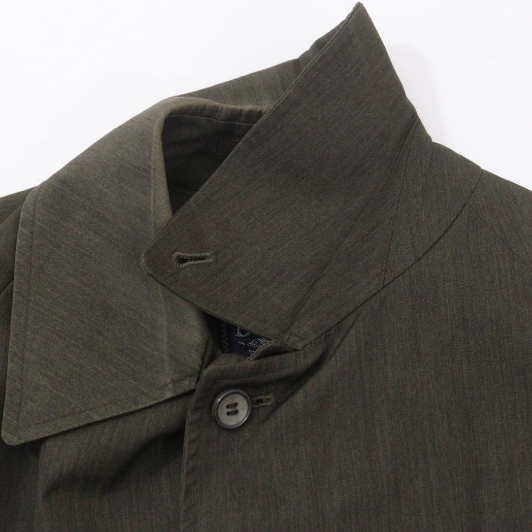 希少 Burberrys バーバリー ステンカラーコート 玉虫色 チャコール L