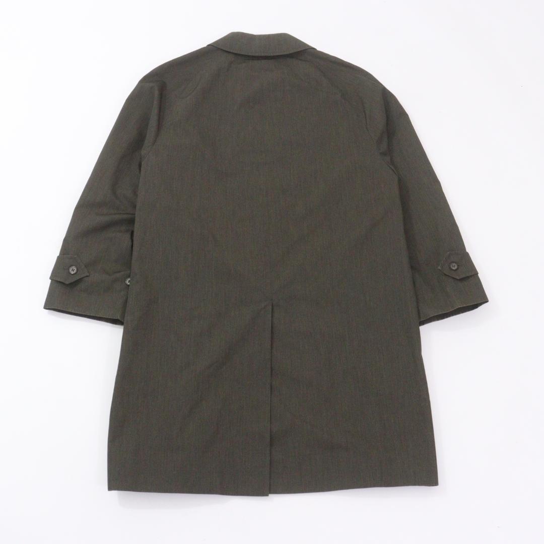 希少 Burberrys バーバリー ステンカラーコート 玉虫色 チャコール L