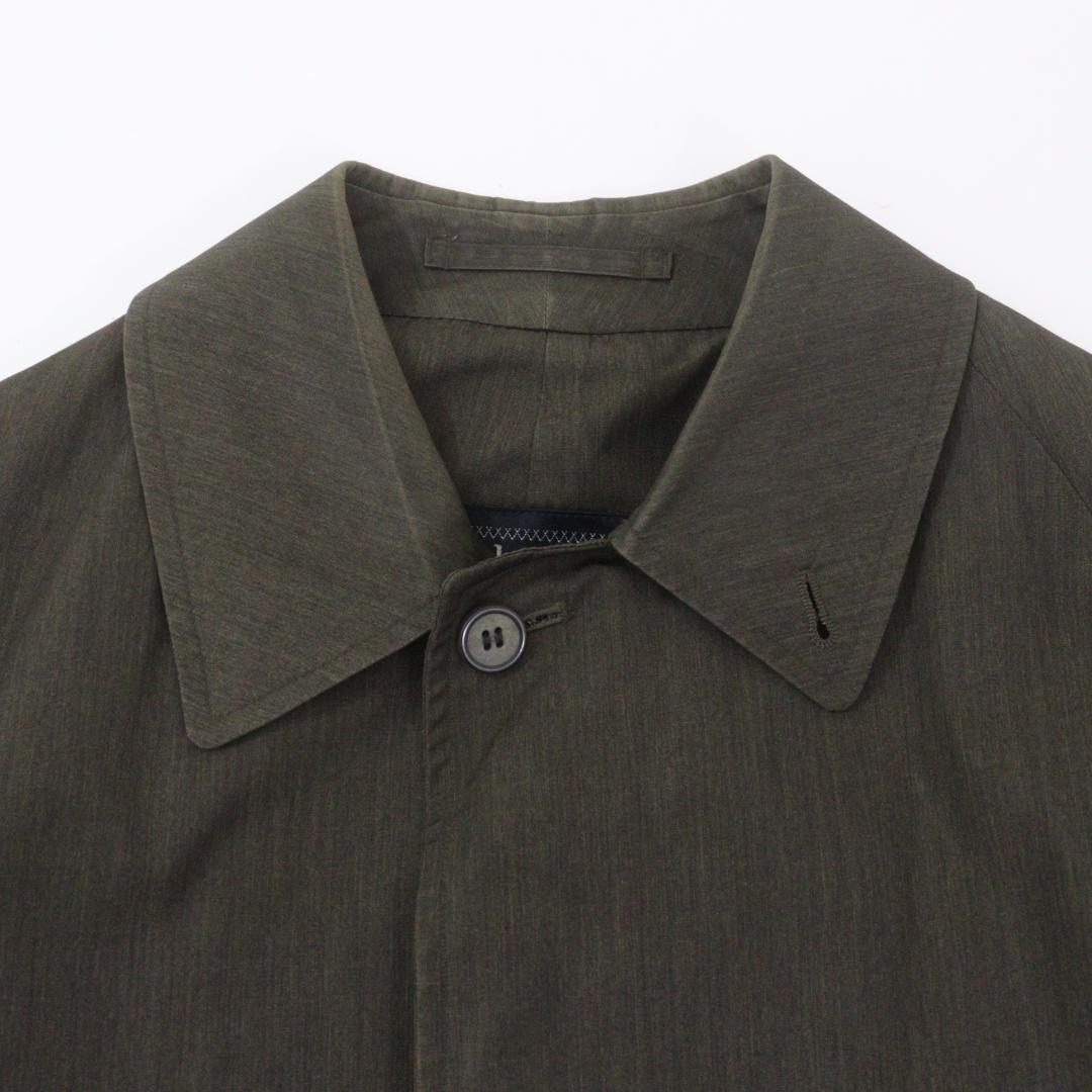 希少 Burberrys バーバリー ステンカラーコート 玉虫色 チャコール L