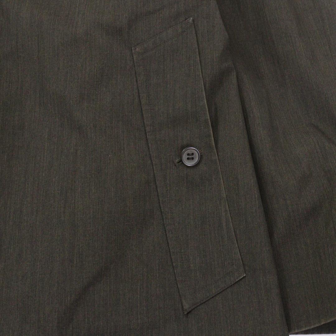 希少 Burberrys バーバリー ステンカラーコート 玉虫色 チャコール L