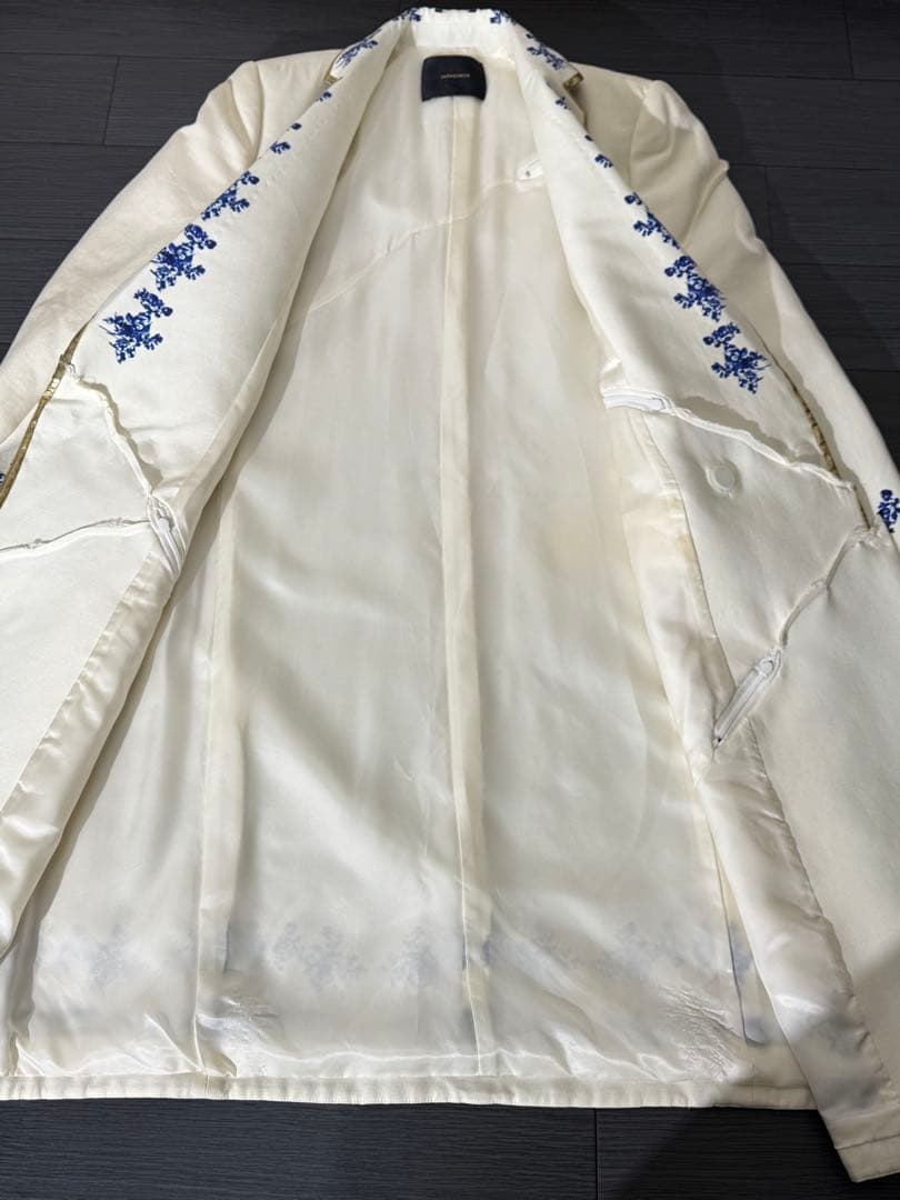 アンダーカバー デザインウールロングコート