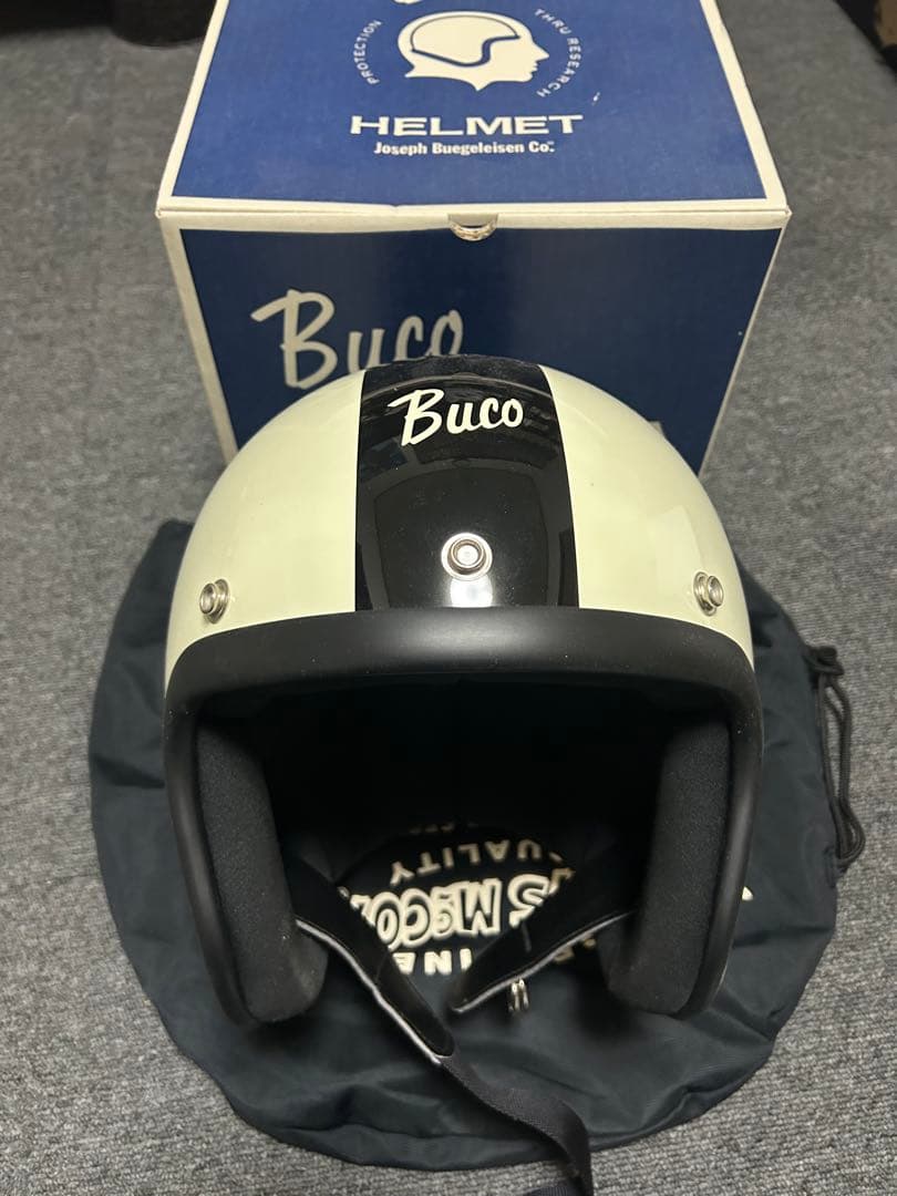 M*A様 Buco ジェットヘルメット アイボリー/ブラック