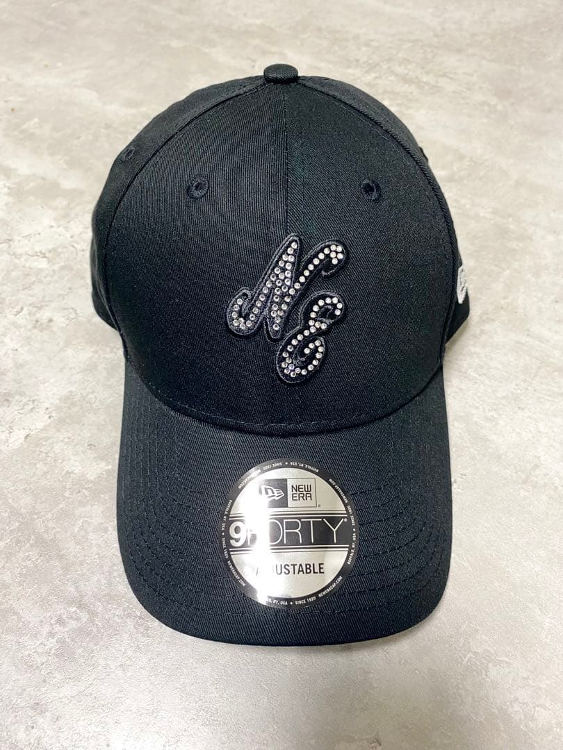 NEW ERA 9FORTY Rhinestone クラシックロゴ ブラック