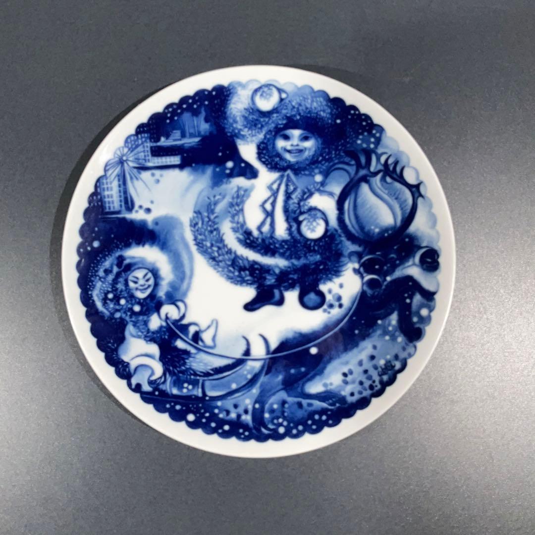 【マイセン】イヤープレート ムルマンスク1981 トナカイ　6R0835お8