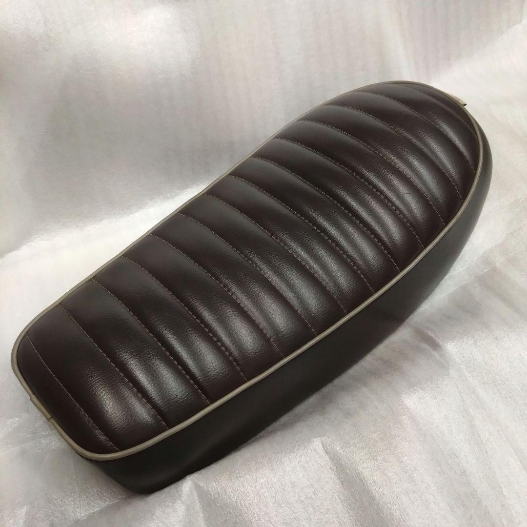 SR400 Nitro Headsナイトロヘッズ タックロールシート こげ茶×黒