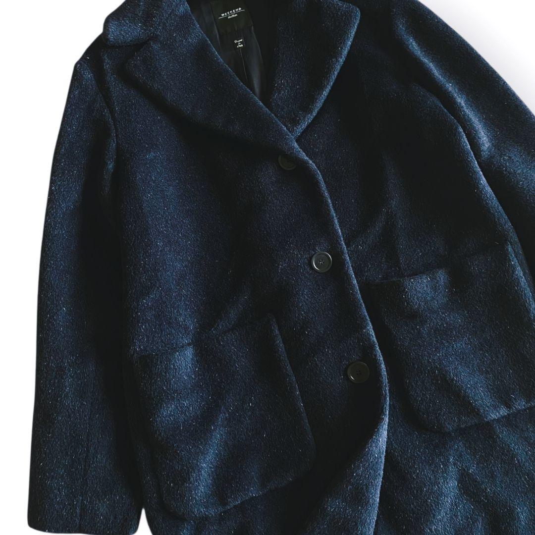 マックスマーラ WEEKEND MaxMara コートロング シャギーアルパカ混