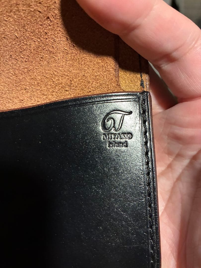 箱無し価格　6T leather works 二つ折り財布