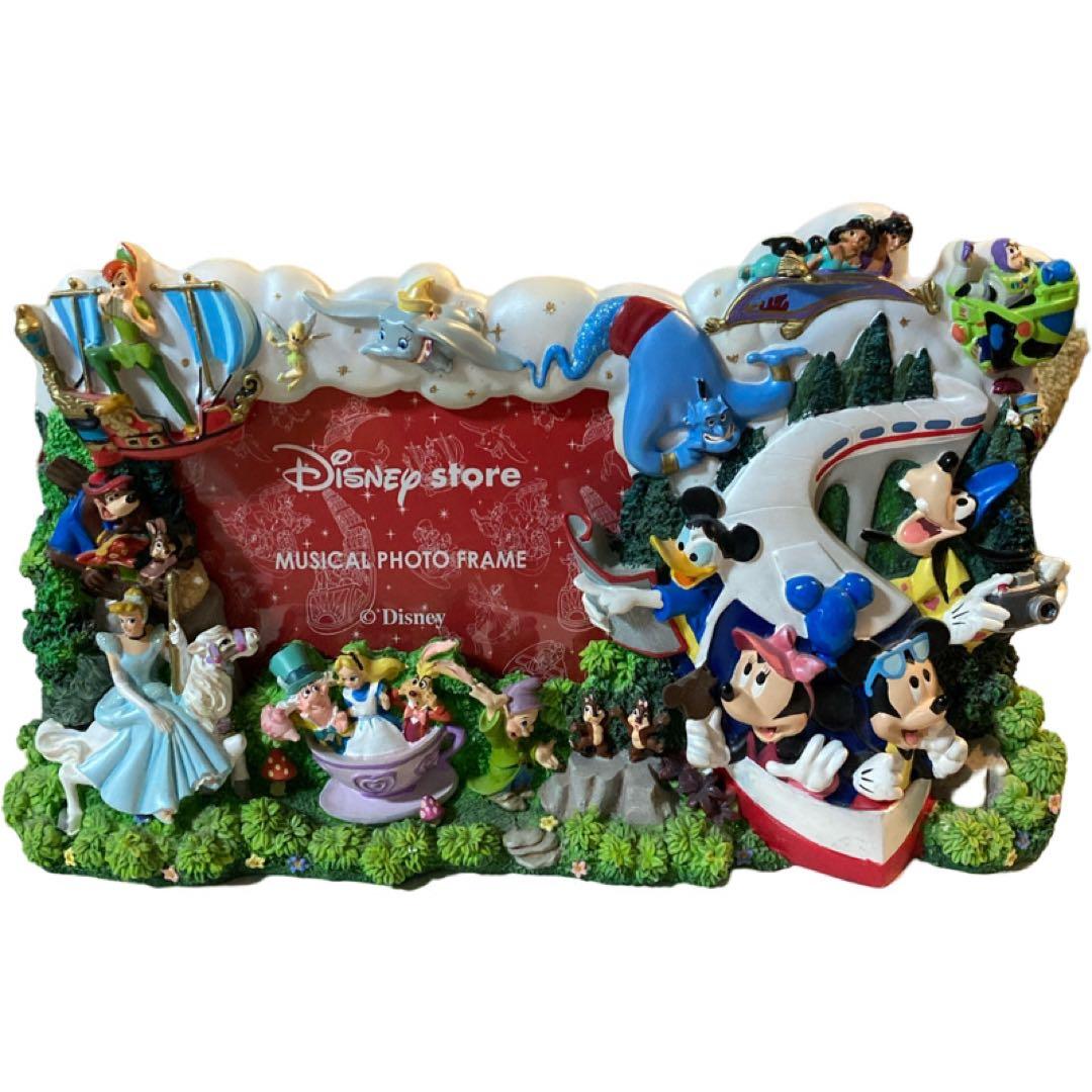 ディズニーストア 00年代〜 ミュージカルフォトフレーム 陶器 写真立て