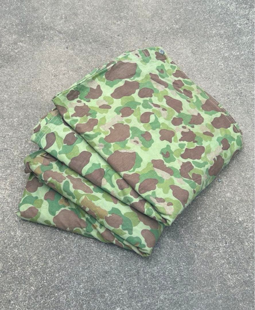 USパップテント　シェルターハーフ　フロッグスキン　軍幕　テント