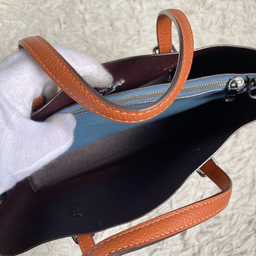 COACH モリー トート クロスボディ 2way ブラウン 茶