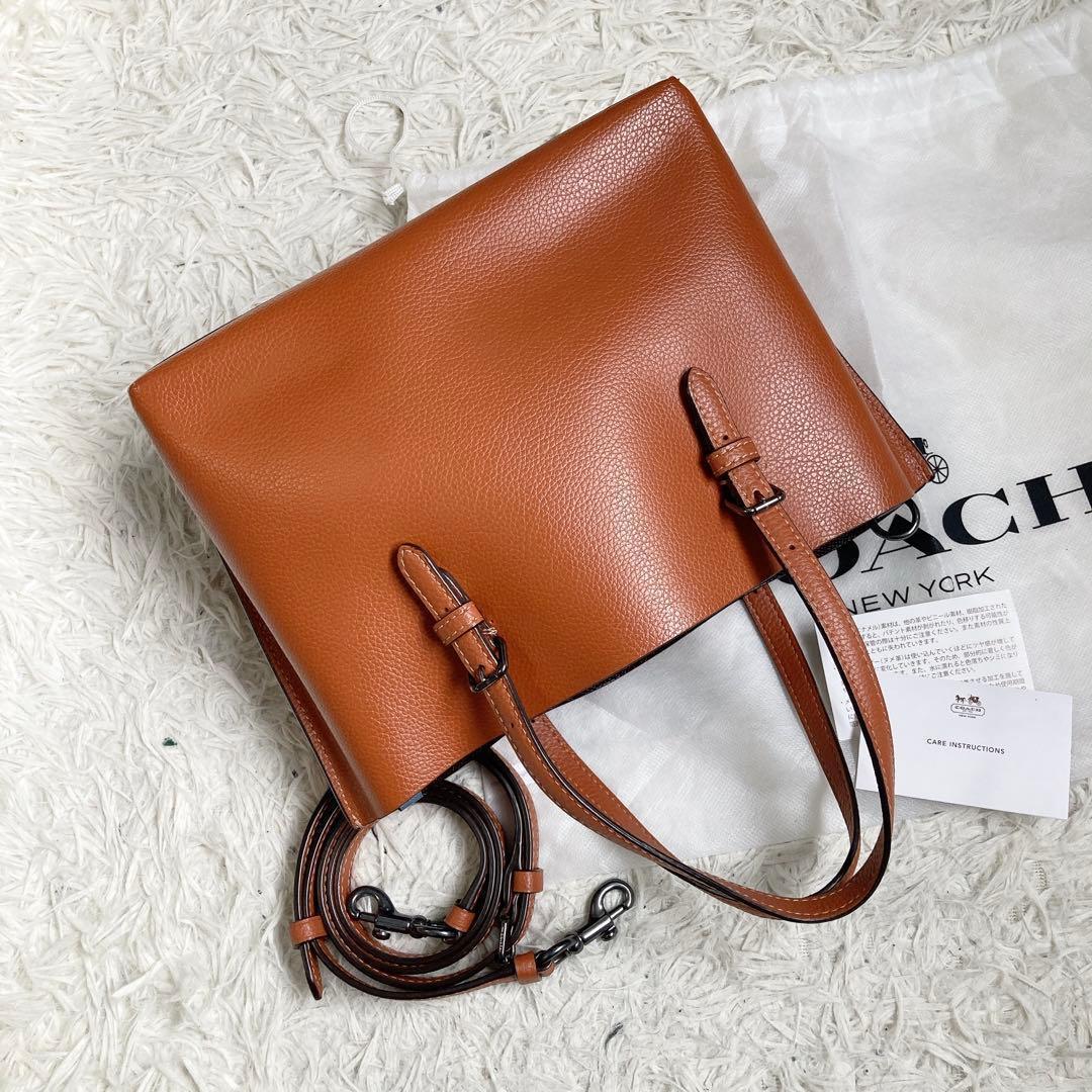 COACH モリー トート クロスボディ 2way ブラウン 茶