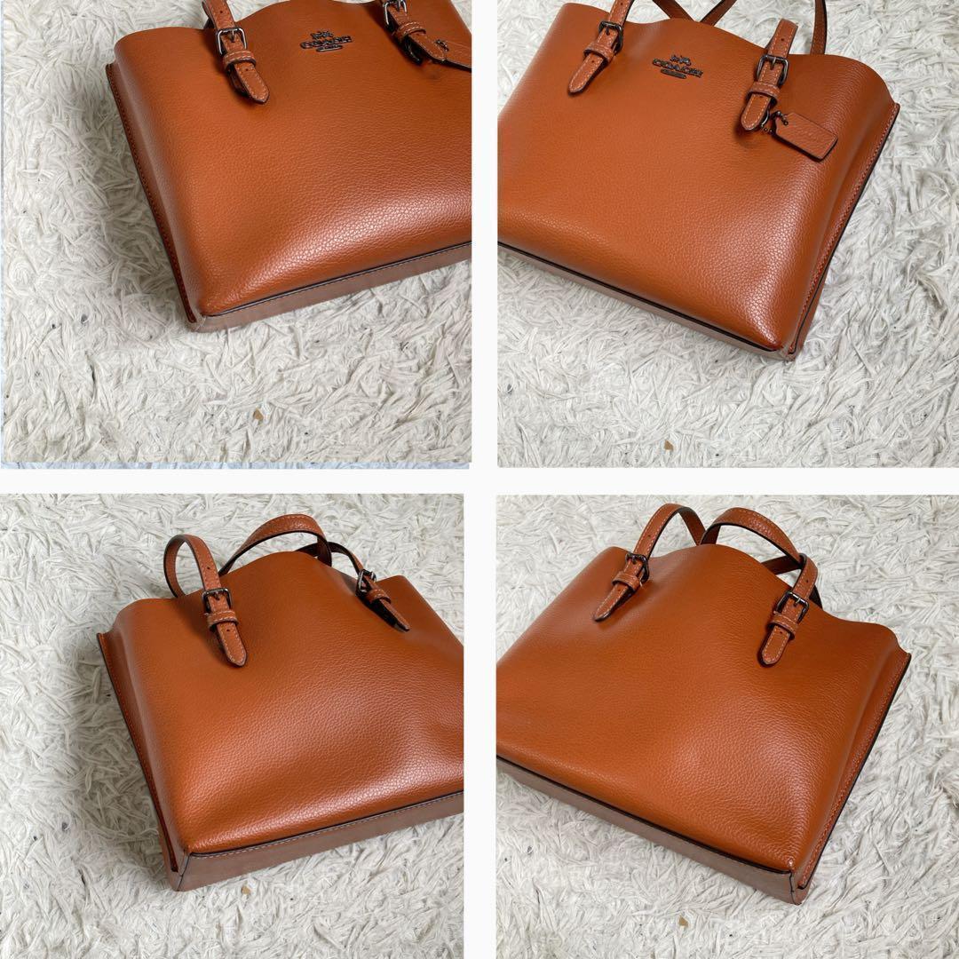 COACH モリー トート クロスボディ 2way ブラウン 茶