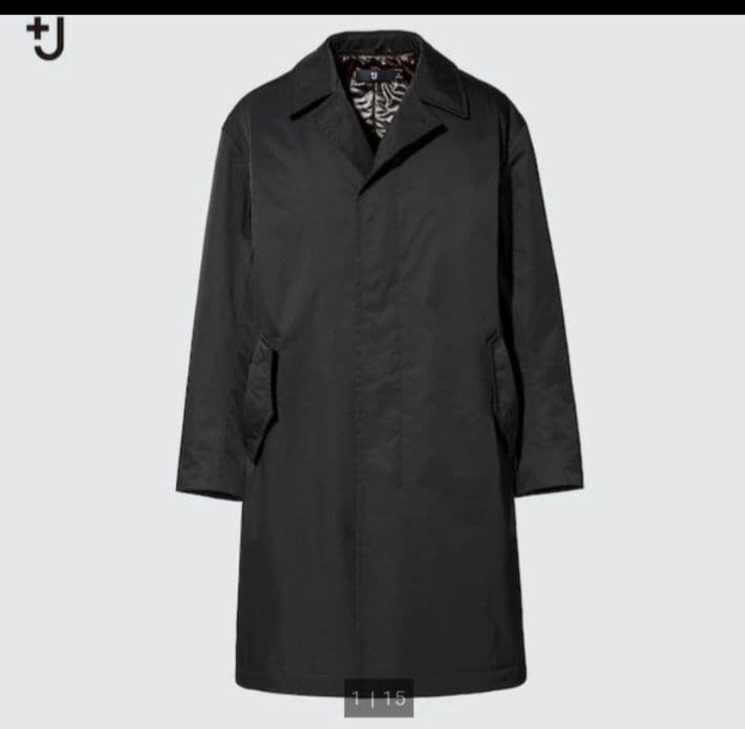 m*u様 ユニクロ＋J パデッドオーバーサイズステンカラーコート