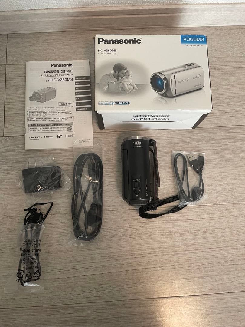 Panasonic HC-V360MS ビデオカメラ　動作確認済み