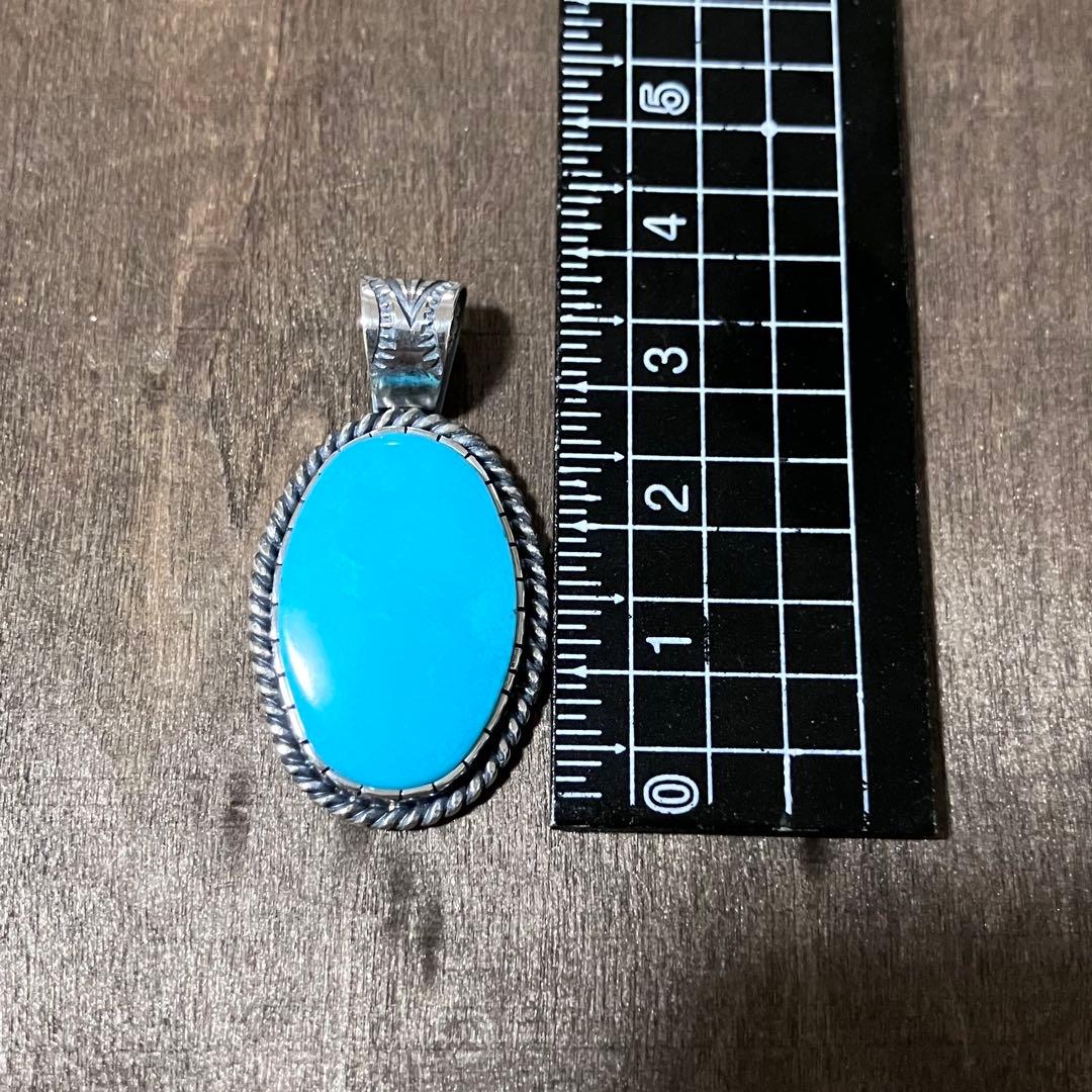 にゅ様　オーダー品　スリーピングビューティー　ターコイズ　シルバー　ネックレス