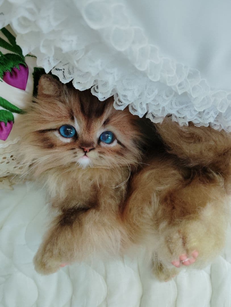 まめるん様❤️オーダー❤️可愛い可愛い愛猫ちゃん❤️アートドール♡ぬいぐるみ♡