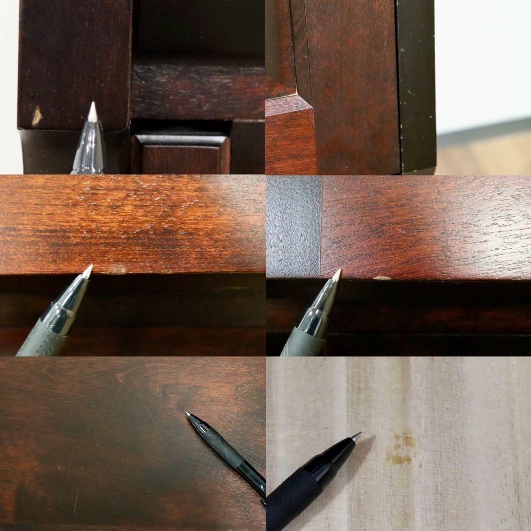 GMIH4○北海道民芸家具 ライティングビューロー 勉強机 学習机 書斎机 デス