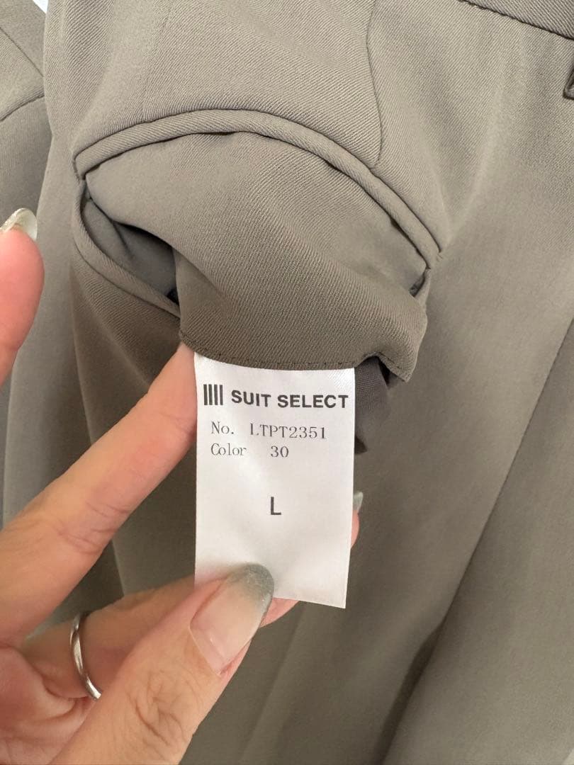 値下げ❗️【極美品】スーツセレクト　セットアップ　スーツ　モカベージュ　フォーマル