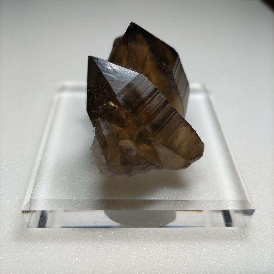 スモーキークォーツ＆ハイアライト　鉱物標本　原石　水晶
