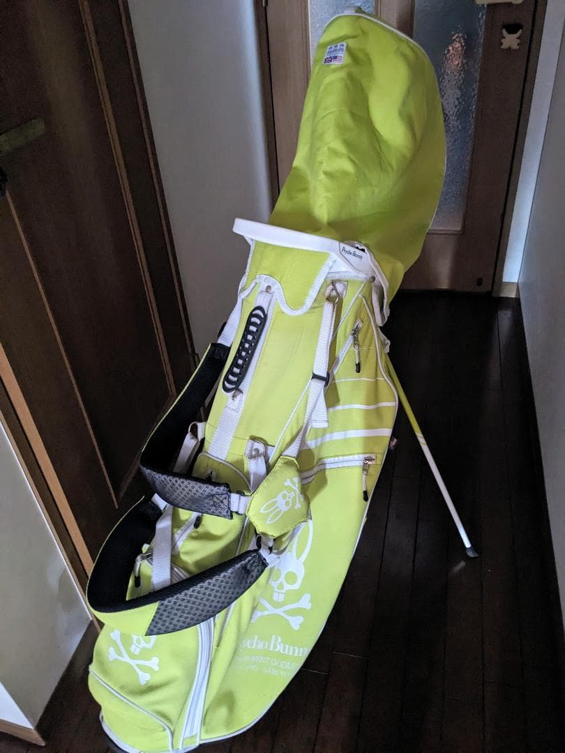 パーリーゲイツ スタンドゴルフバッグ イエロー