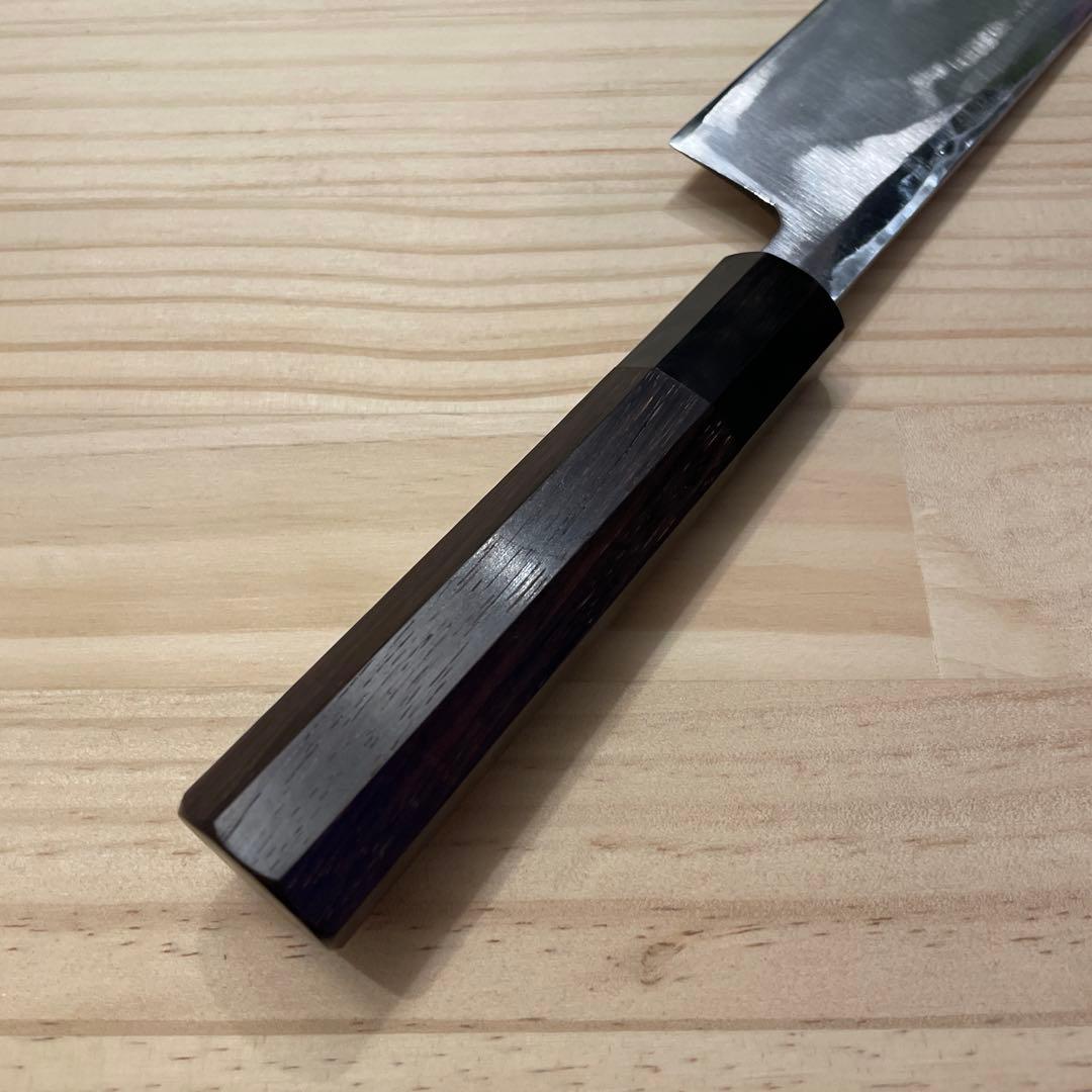 薄刃包丁 切付型 紫檀柄 5寸 15cm 研ぎ済み