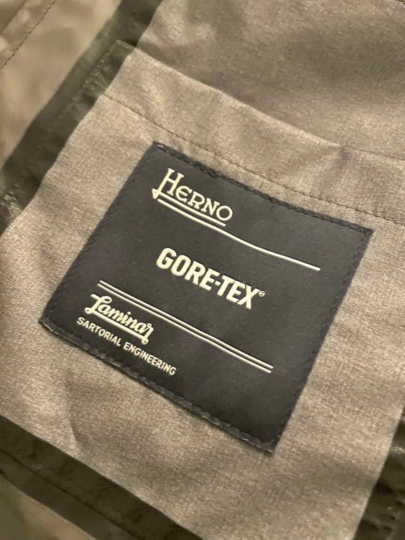 HERNO laminar GOATEX⭐️ステンカラーコート⭐️42⭐️ライナー付