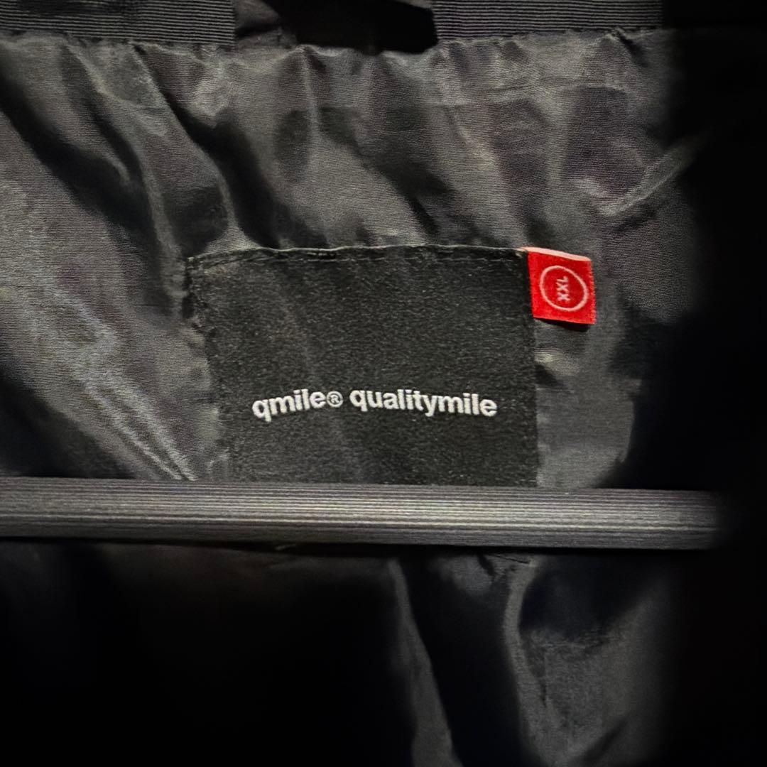 qmile ブラック ナイロンジャケット