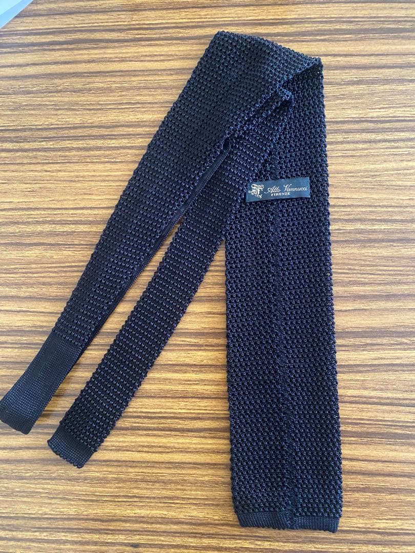 アット ヴァンヌッチ　シルクニットタイ タイユアタイ　ニットタイ　ビームスエフ