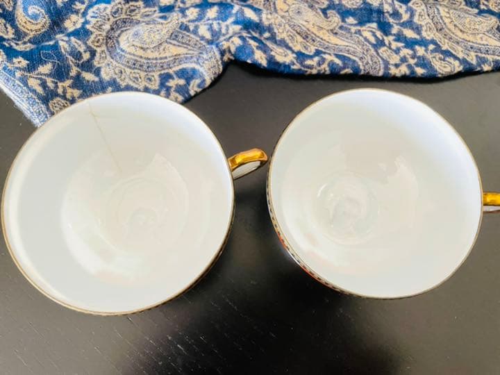 フランス逆輸入★アンティーク　ティーセット★透かし芸者