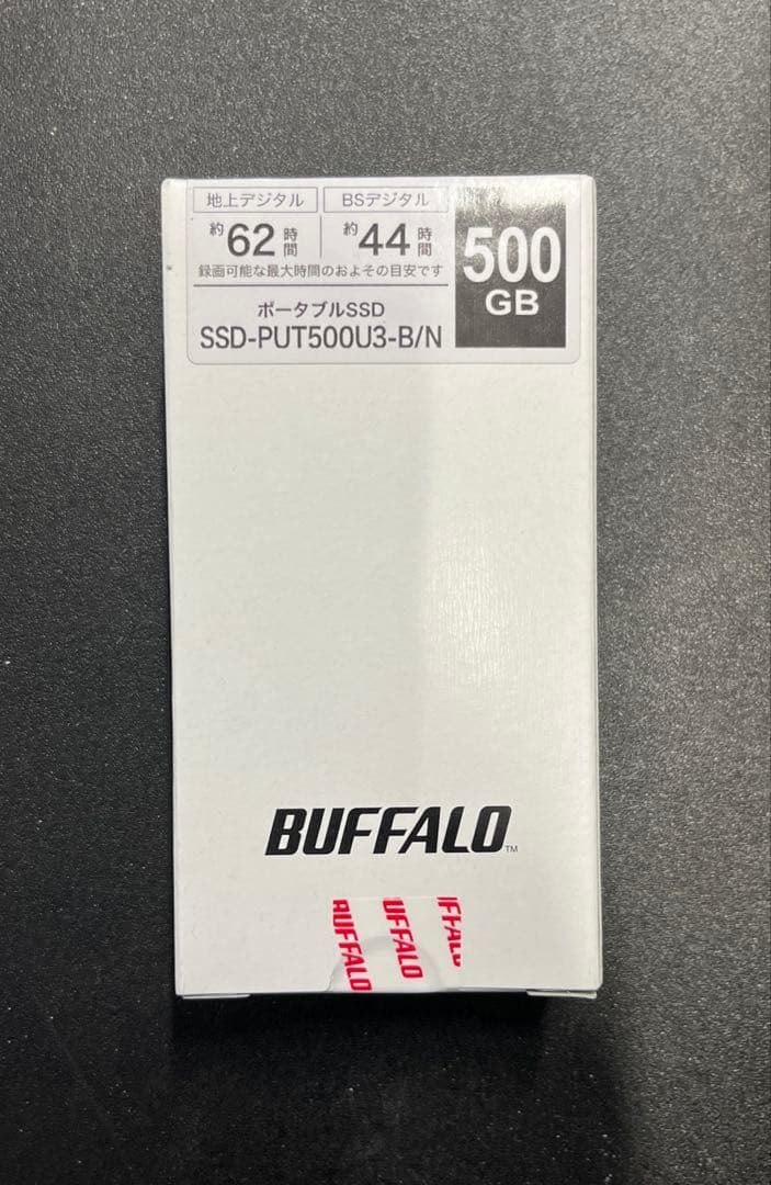 バッファロー SSD 外付け 500GB USB3.2Gen1 ブラック
